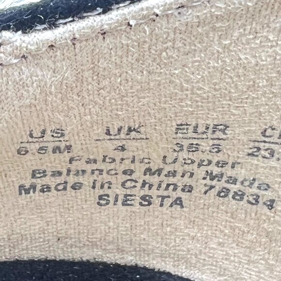 Lifestride Womens Size 6.5 Siesta Black Espadrilles Wedges Sandals Shoes - Picture 13 of 13